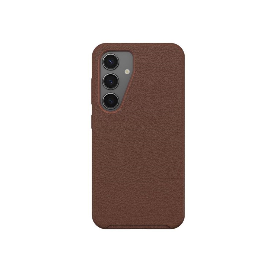 Mobil - Covers & Cases - OtterBox Symmetry Cactus Leather Samsung Galaxy S25+ Rich Adove - brown - 77-97448
