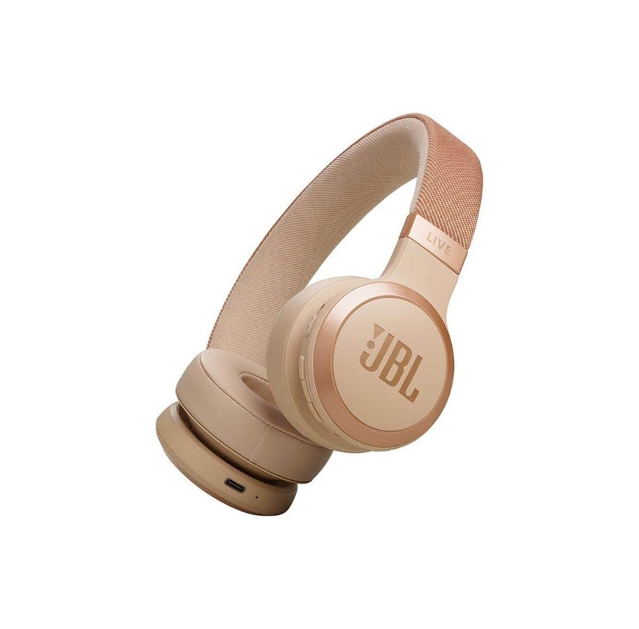 Hovedtelefoner/headset - JBL LIVE 670NC - Sandstone - JBLLIVE670NCSAT