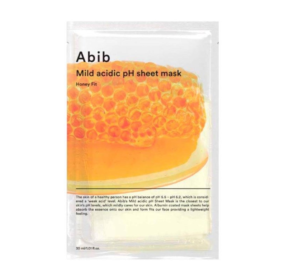 Ansigtspleje - ABIB  Mild Acidic pH Sheet Mask Honey Fit 1 pcs - 8809030733344