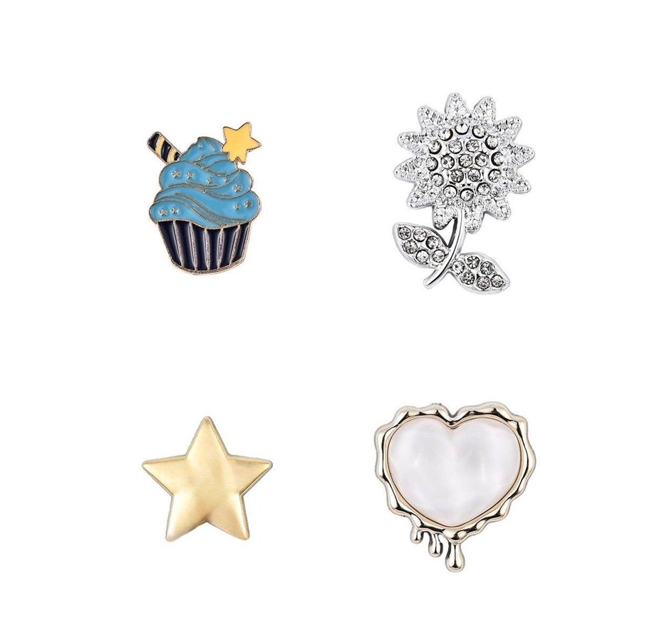 Mobil - Andet Tilbehør - ONSALA Charms Pimp Your Phone Metal and Plastic 4pcs - 577213