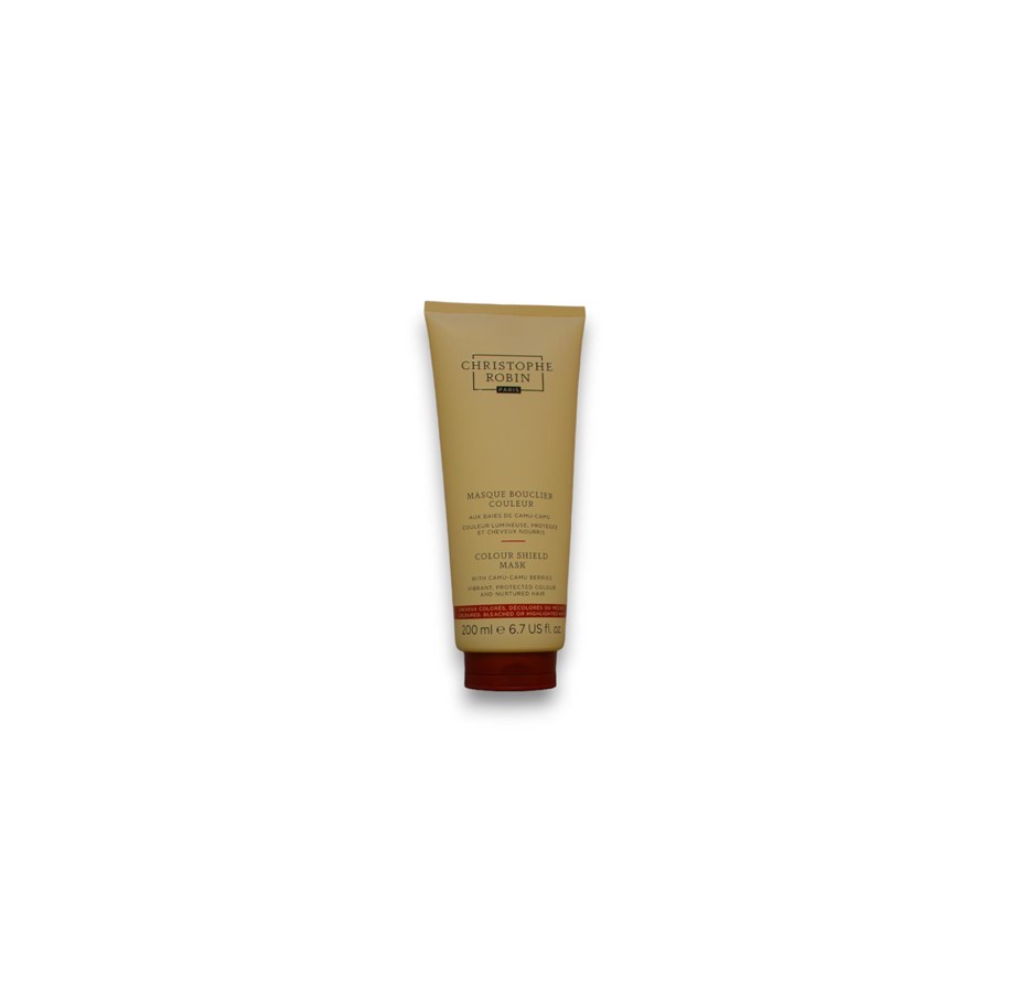 Hårpleje - Christophe Robin Colour Shield Camu-Camu Berries Hair Treatment Cream Mask For Colour Protection 250 ml - 5056379590685