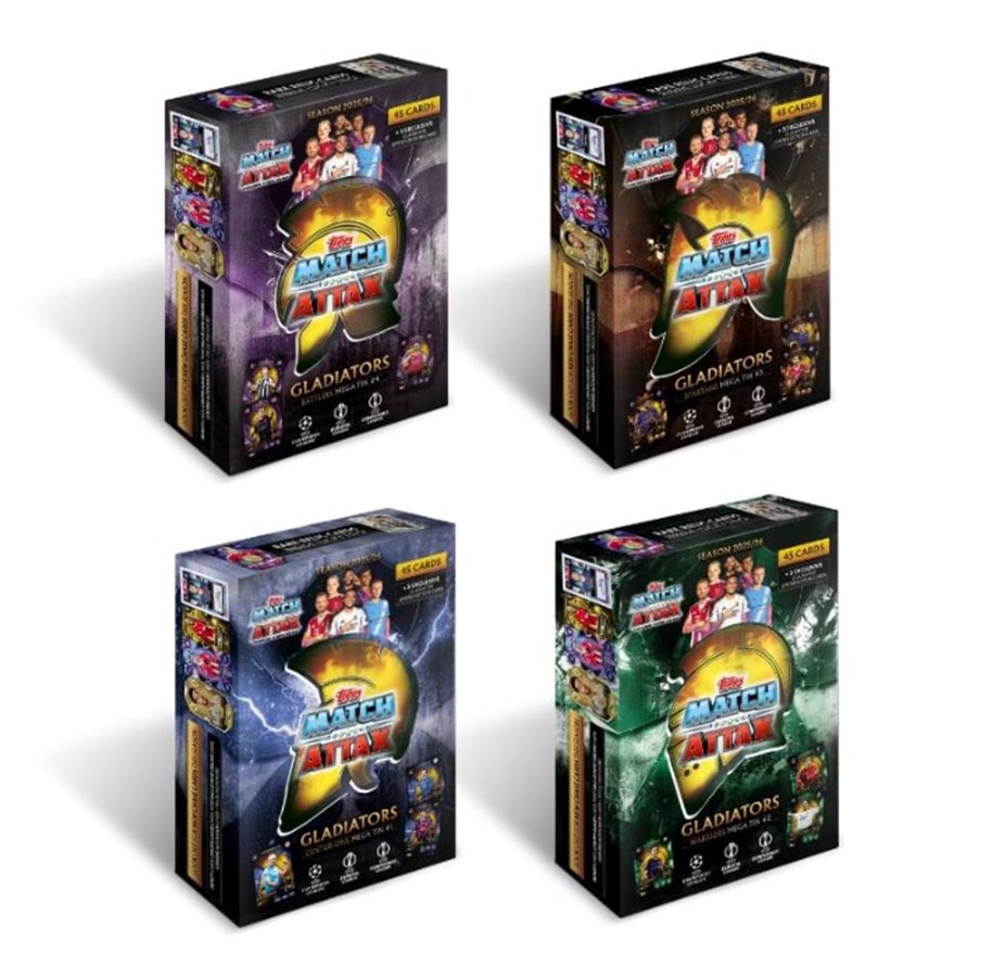 Brætspil - Topps MATCH ATTAX CHAMPIONS LEAGUE MEGA TIN ASSORTED - UCLMA25-05