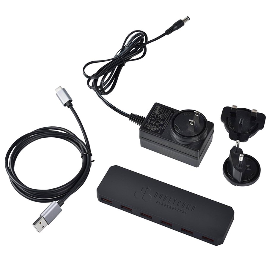 Spil tilbehør - HONEYCOMB Flight Sim USB HUB - PC - HC003837
