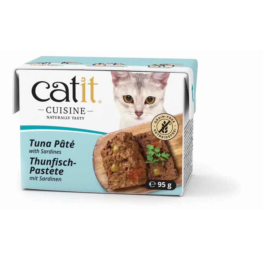 Katte - Catit - Cuisine wet food for cats - Tuna pâté with sardines 95 g - 42136