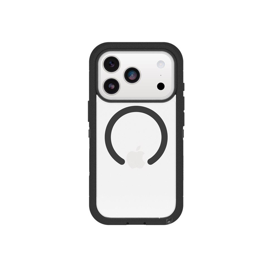 Mobil - Covers & Cases - OtterBox Defender Pro XT Clear Camera Control Apple iPhone 17 Pro Max Dark Side - clear/black - ProPack - 77-98536