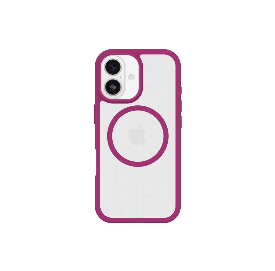 Mobil - Covers & Cases - OtterBox React MagSafe Apple iPhone 17 Rose Crystal - clear/pink - 77-98594