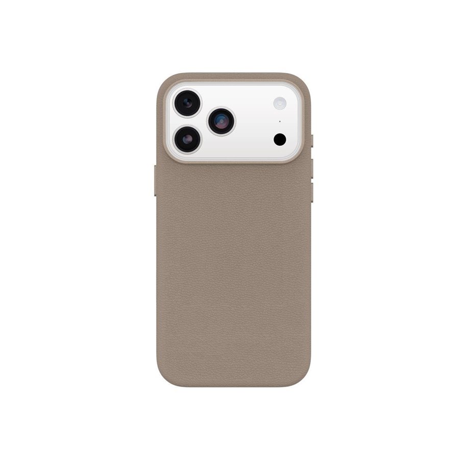 Mobil - Covers & Cases - OtterBox Symmetry Cactus Leather Camera Control Apple iPhone 17 Pro Max Cottonwood Glen - light grey - 77-99073
