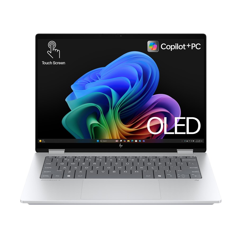 Bærbar - HP OmniBook X Flip AI - 14" touchscreen | Ryzen AI 7  | 32GB | 1TB *DEMO* - BK0F6EA#UUW