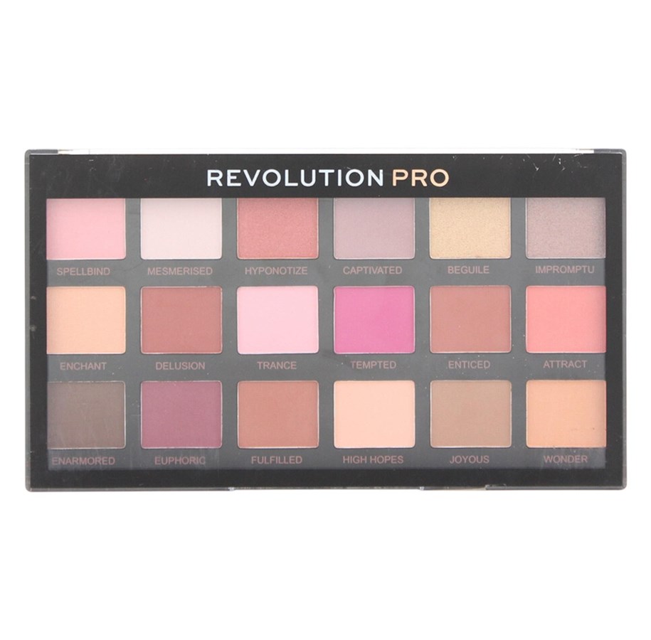 Makeup - Revolution Pro Eye Shadow Palette 18 farver. 14.5g. - 5057566053501