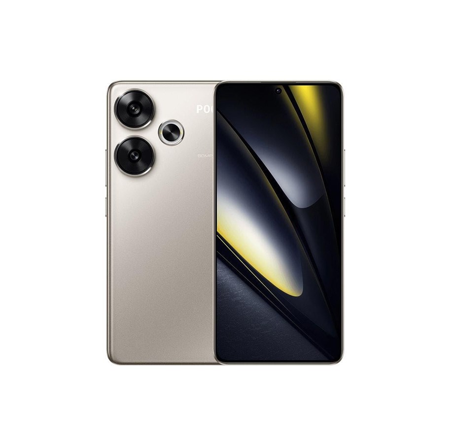 Mobil - Xiaomi POCO F6 - titanium colour - 5G smartphone - 512 GB - GSM - 56290