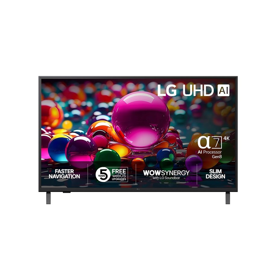 Fladskærms TV - LG 43" Fladskærms TV LED 4K 43" UHD AI UA75 4K Smart TV 2025 - 43UA75006LA.AEUD