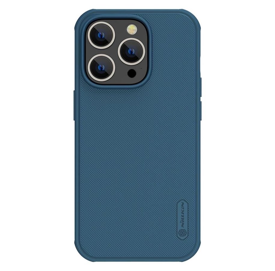 Mobil - Covers & Cases - Nillkin Super Frosted Shield Pro iPhone 14 Pro Max Case Back Cover Blue - 6902048248182