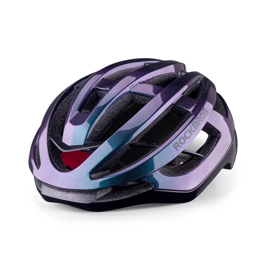 Cykeltilbehør - Rockbros HC-58C-M Bike Helmet 55-58 cm - Blue Chameleon - Rockbros-HC-58C-M