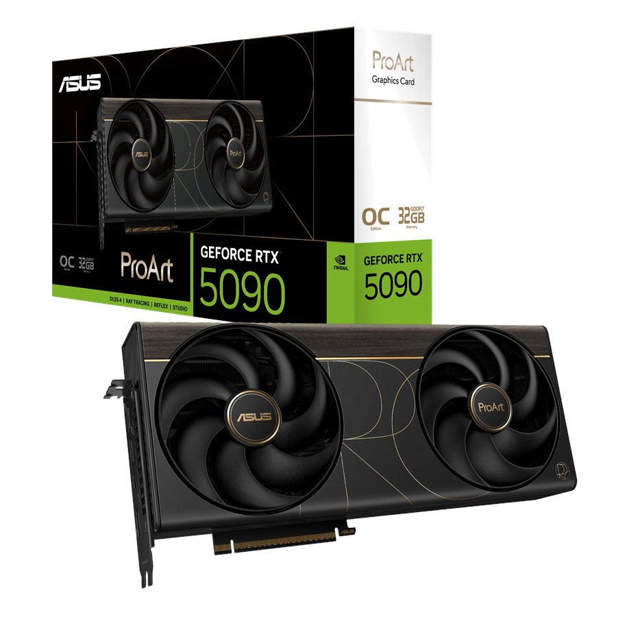Grafikkort - ASUS GeForce RTX 5090 ProArt OC - 32GB GDDR7 RAM - Grafikkort - 90YV0P00-M0NA00