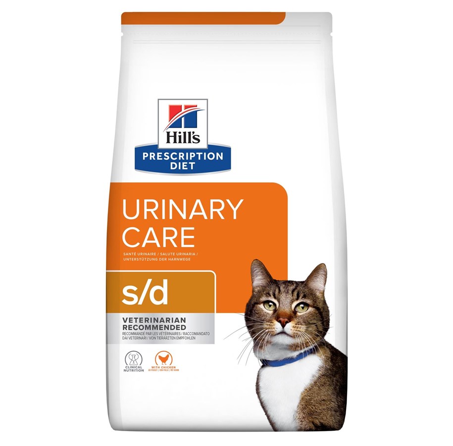 Katte - Hill's PRESCRIPTION DIET Feline Urinary Care s/d Dry cat food Chicken 3kg - 052742042473