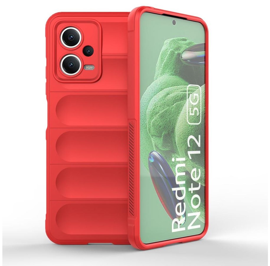 Mobil - Covers & Cases - Hurtel Magic Shield Case for Xiaomi Redmi Note 12 5G / Poco X5 5G Flexible Armor Cover Red - 9145576277447