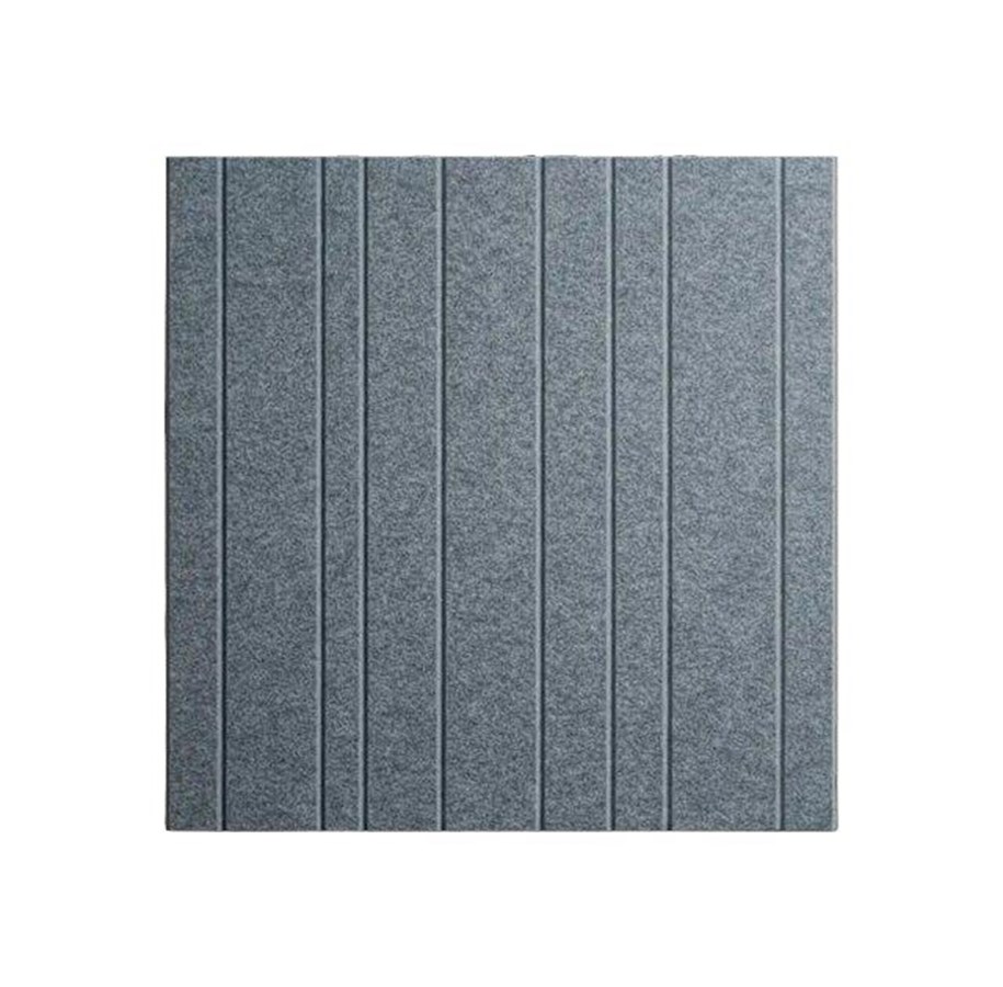 Boligindretning - Middle Atlantic TruTile - acoustic wall panel - 60.33 x 60.33 cm - shadow grey - AUTT22SQMTKSMSDG