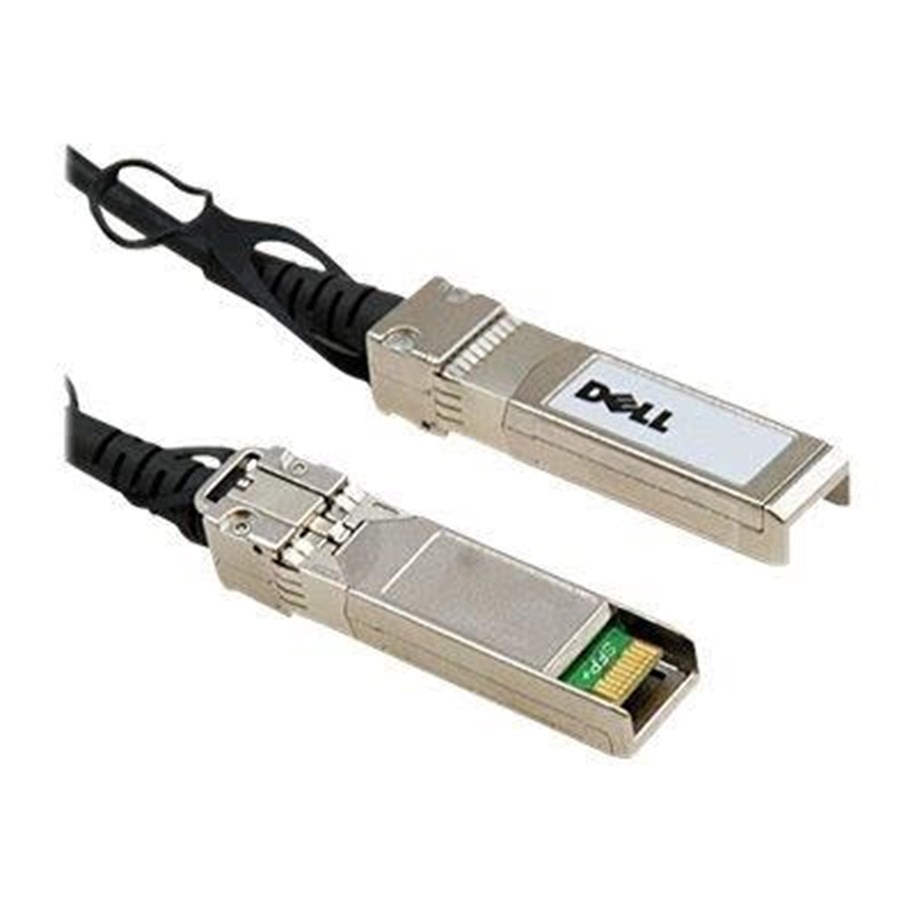 Netværkskabel - Dell 10GbE Copper Twinax Direct Attach Cable - direct attach cable - 3 m - Sort - 470-AAVJ