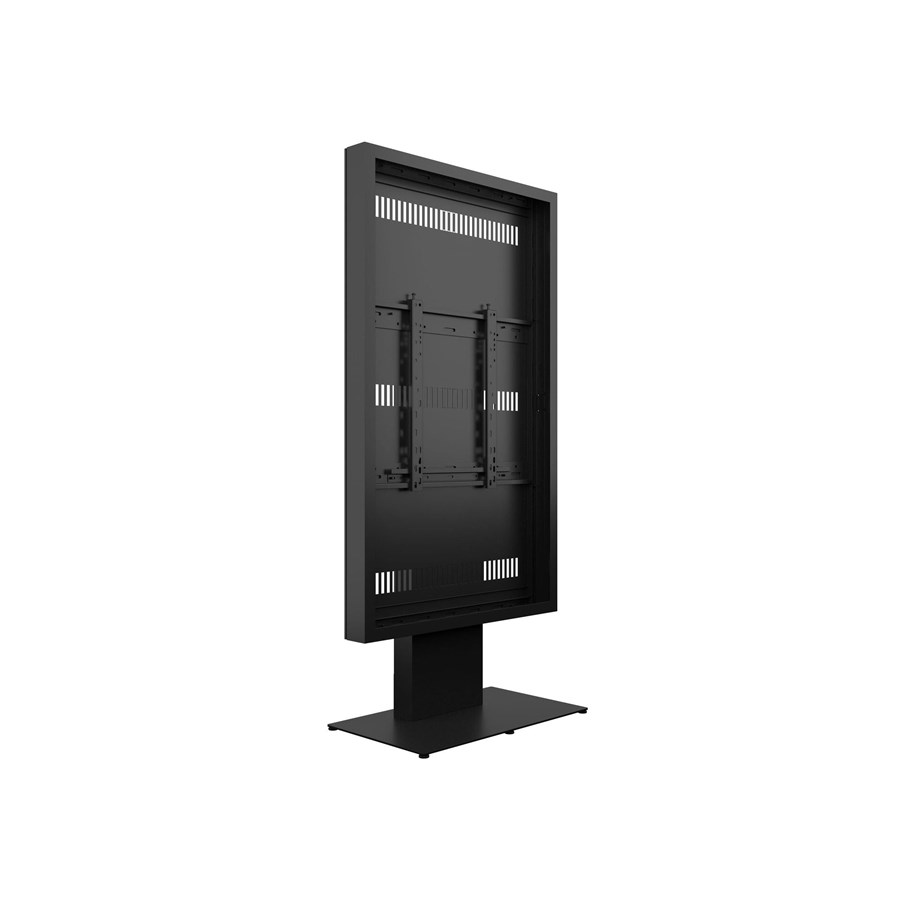 Vægbeslag, AV-Beslag & AV-Møbler - Multibrackets M Pro Series stand - kiosk style - for LCD display / touchscreen - enclosure - black - Max 100 kg - recommended for 86" - 7340234812370