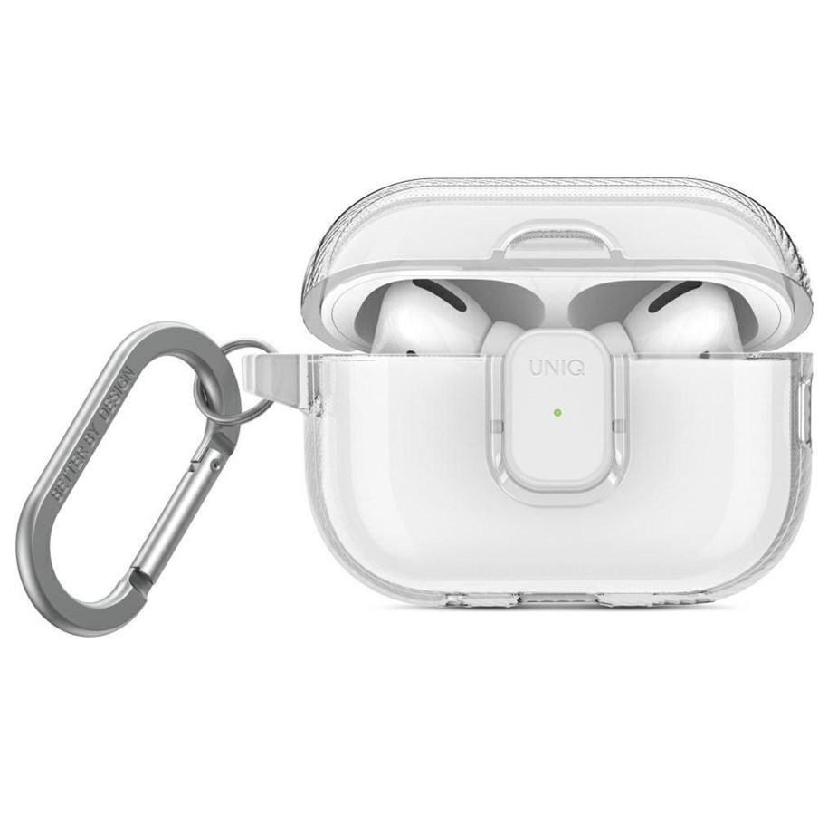 Mobil - Covers & Cases - UNIQ  Glase Pro Case for AirPods Pro 2 - Transparent - 8886463693605
