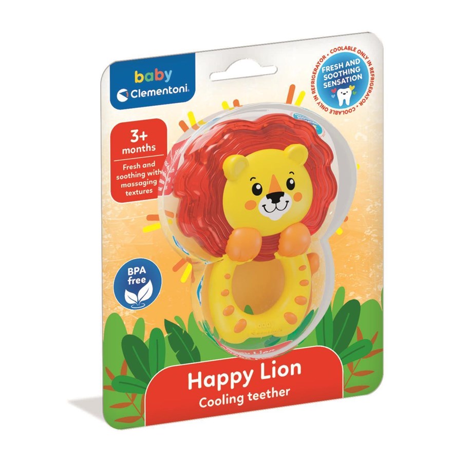 Babylegetøj - Clementoni Baby Cooling Teething Ring Lion - 17610