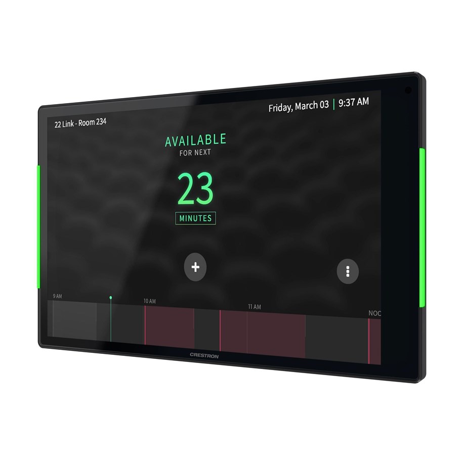 Vægbeslag, AV-Beslag & AV-Møbler - Crestron Electronics Crestron TSS-1080-B - room manager - 10.1" touch screen - 802.11a/b/g/n/ac/ax (Wi-Fi 6E) - smooth black - Max - recommended for - TSS-1080-B