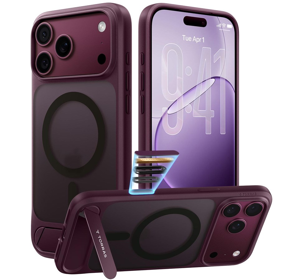 Mobil - Covers & Cases - Torras Ostand L1 - purple - iPhone 18 Pro - X00RP109K18025
