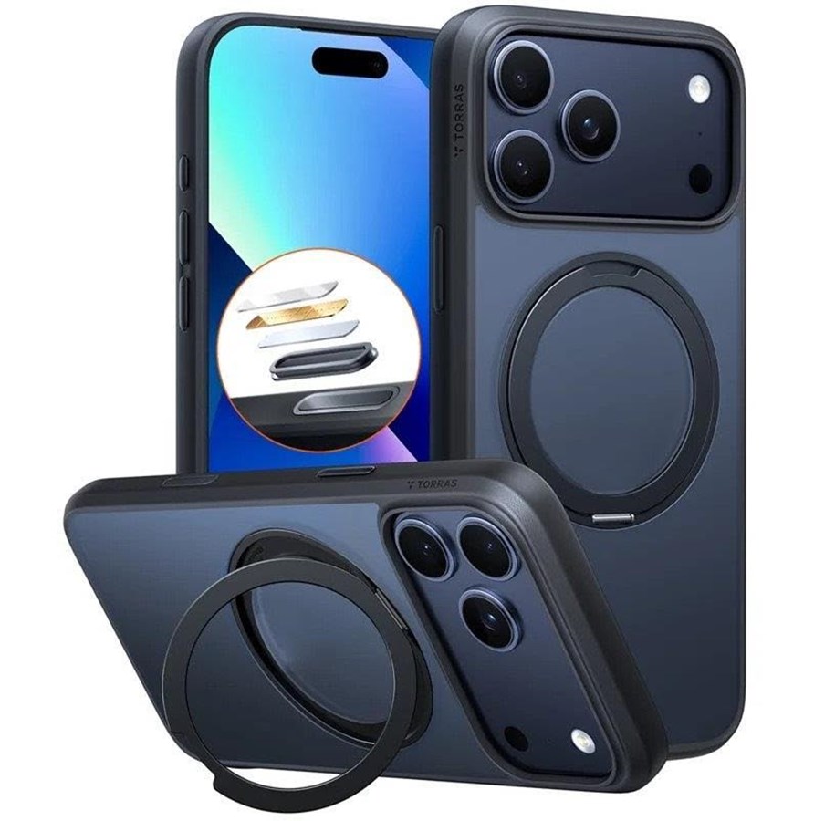 Mobil - Covers & Cases - Torras Ostand O1 Guardian - black - iPhone 18 Pro Max - X00RP135K18013