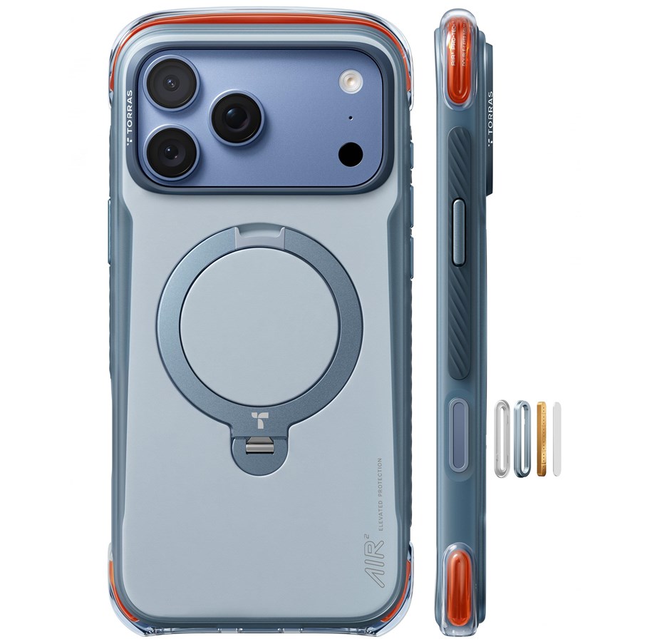 Mobil - Covers & Cases - Torras Ostand Q3 Air Pro - polar slate blue - iPhone 18 Pro Max - X00RP17218018